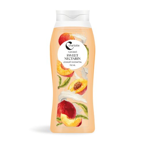 Charlotte Tusfürdő SWEET NECTARIN Joghurt kivonattal 750ml